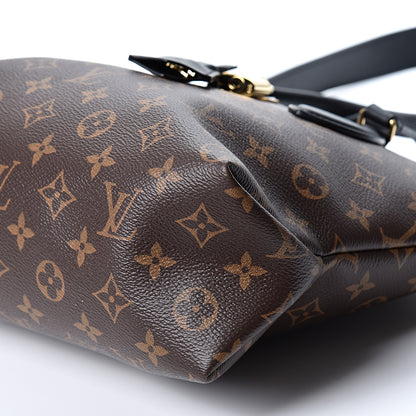 Louis Vuitton Monogram Flower Zipped Tote PM Black 10 of 11