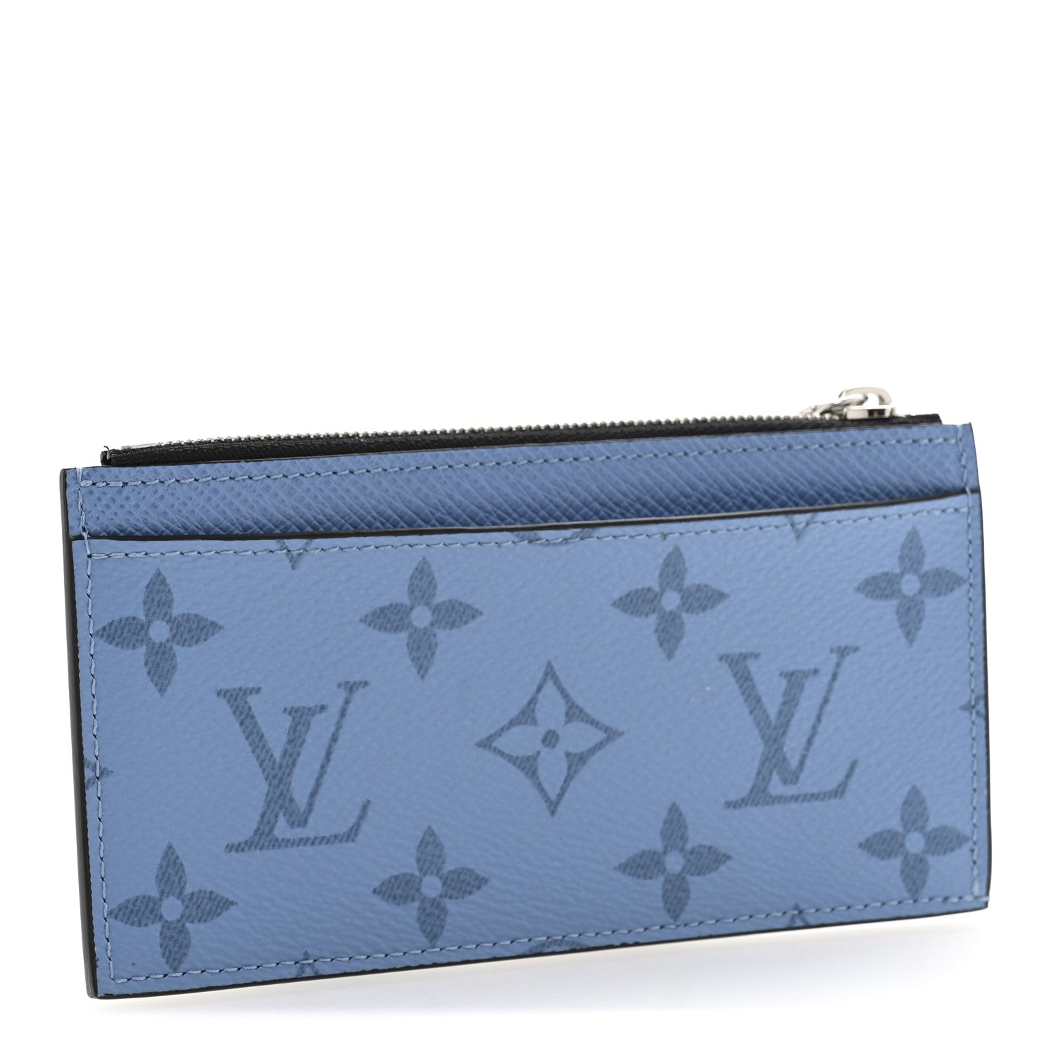 Louis Vuitton Taigarama Coin Card Holder Denim 3 of 9