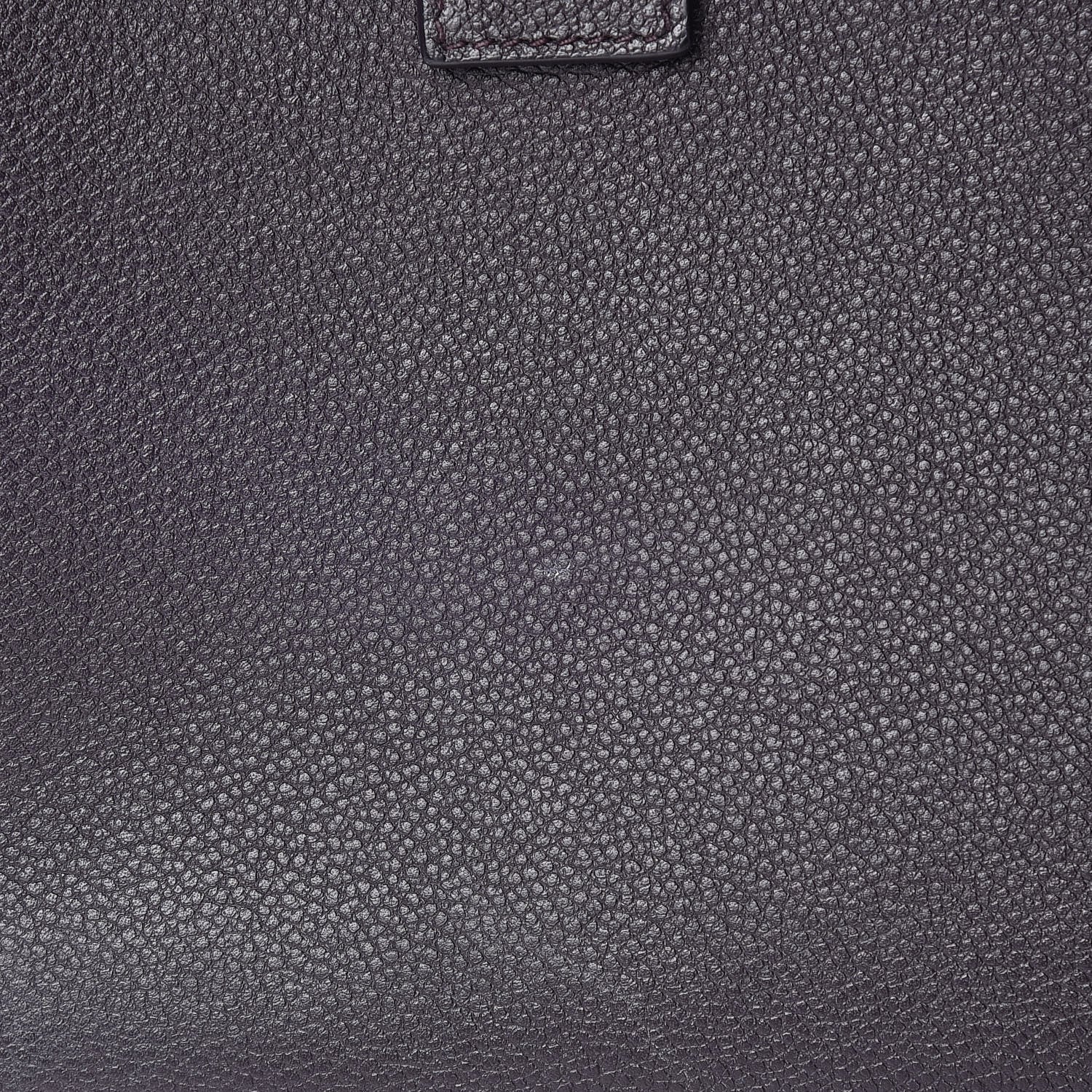 Saint Laurent Grained Calfskin Baby Sac De Jour Deep Purple 14 of 24