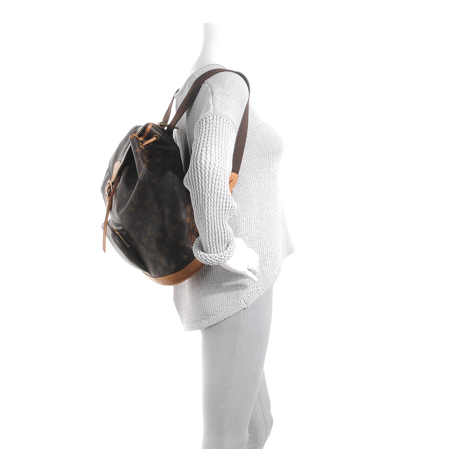 Louis Vuitton Monogram Montsouris GM Backpack 2 of 8