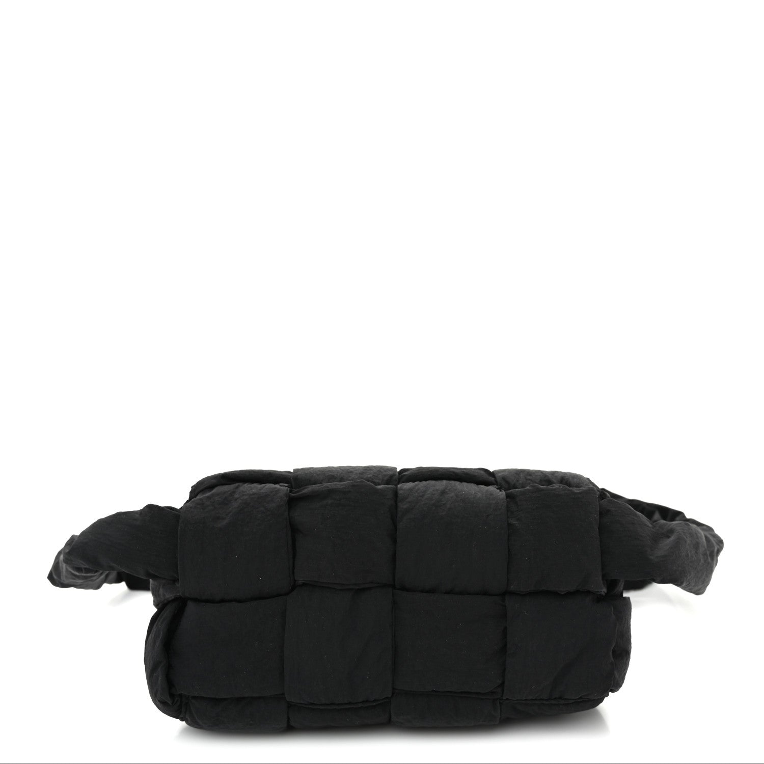 Bottega Veneta Nylon Intrecciato Padded Tech Mini Cassette Belt Bag Black 1 of 11