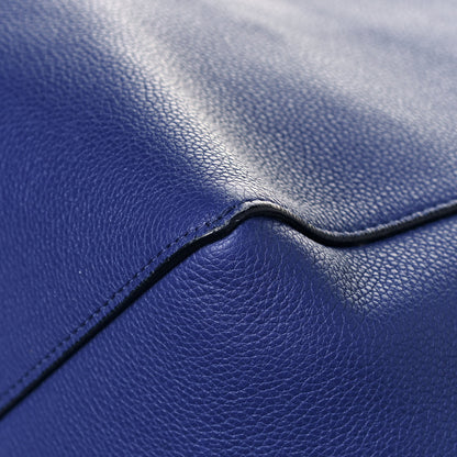 Celine Soft Grained Calfskin Medium Belt Cabas Phantom Indigo 10 of 14