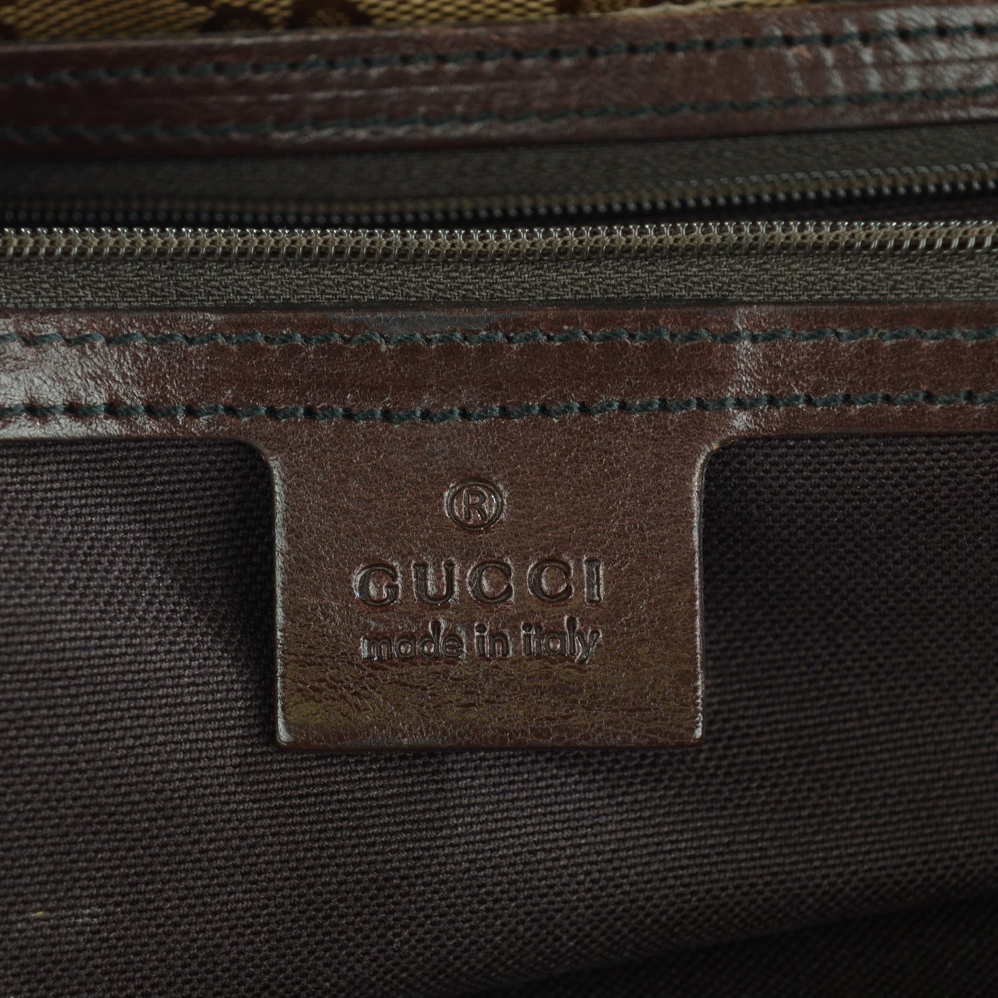 Crystal Monogram Large Babouska Vertical Shopping Tote Brown