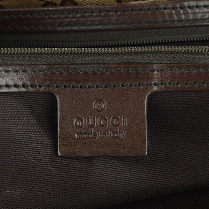 Gucci Crystal Monogram Large Babouska Vertical Shopping Tote Brown 5 of 7