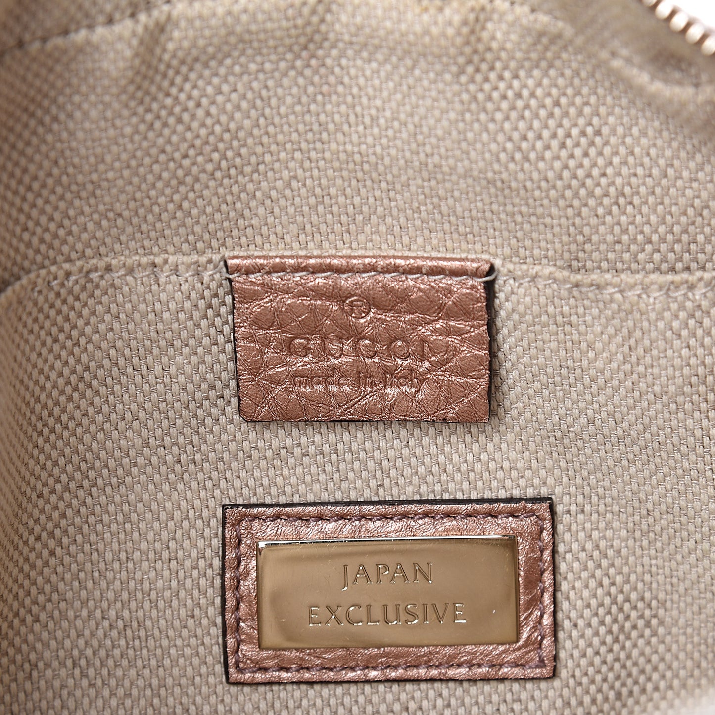 Metallic Pebbled Calfskin Small Soho Disco Bag Pink