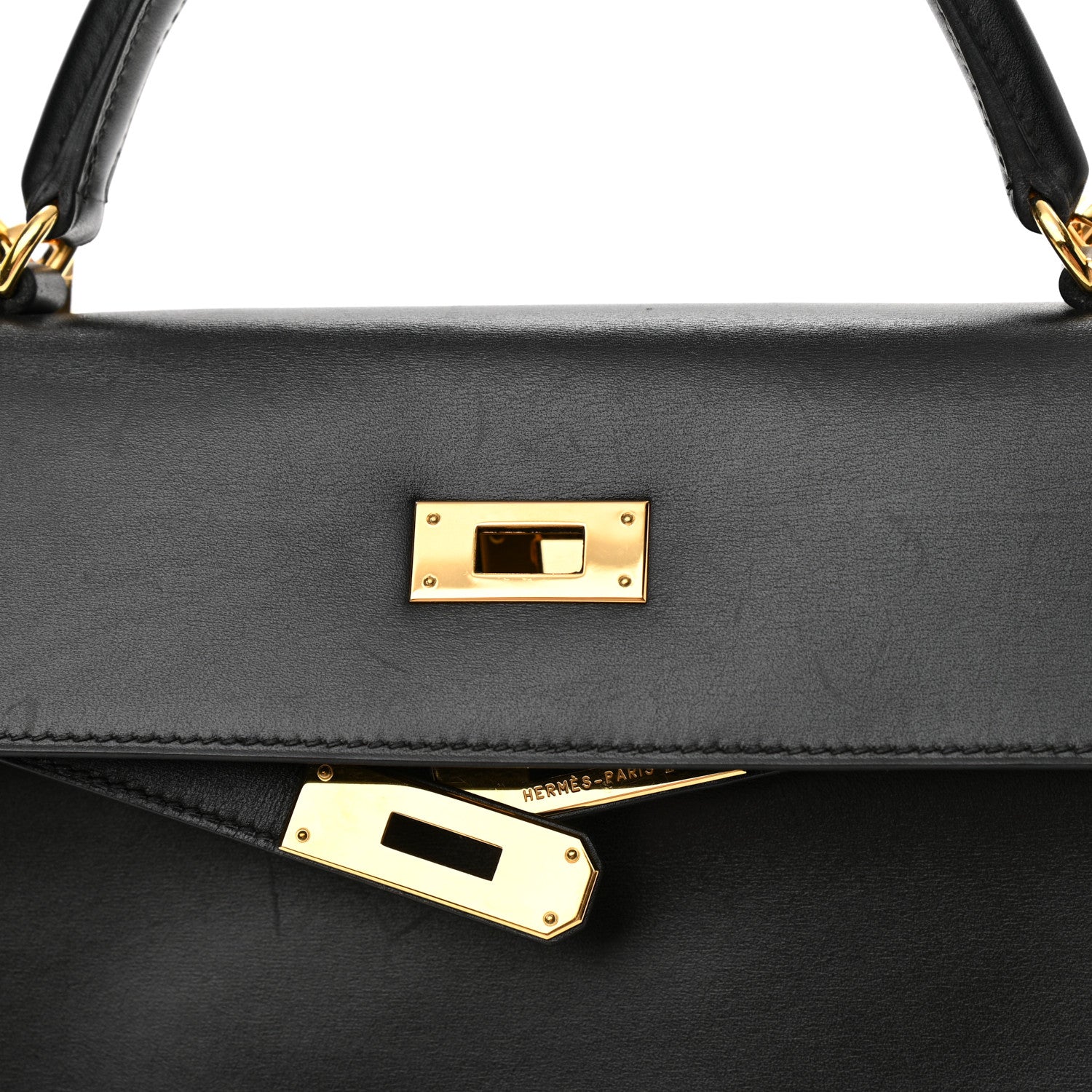 Hermes Box Kelly Retourne 32 Black 13 of 19
