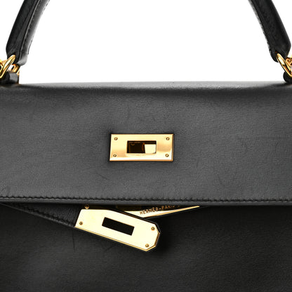 Hermes Box Kelly Retourne 32 Black 13 of 19