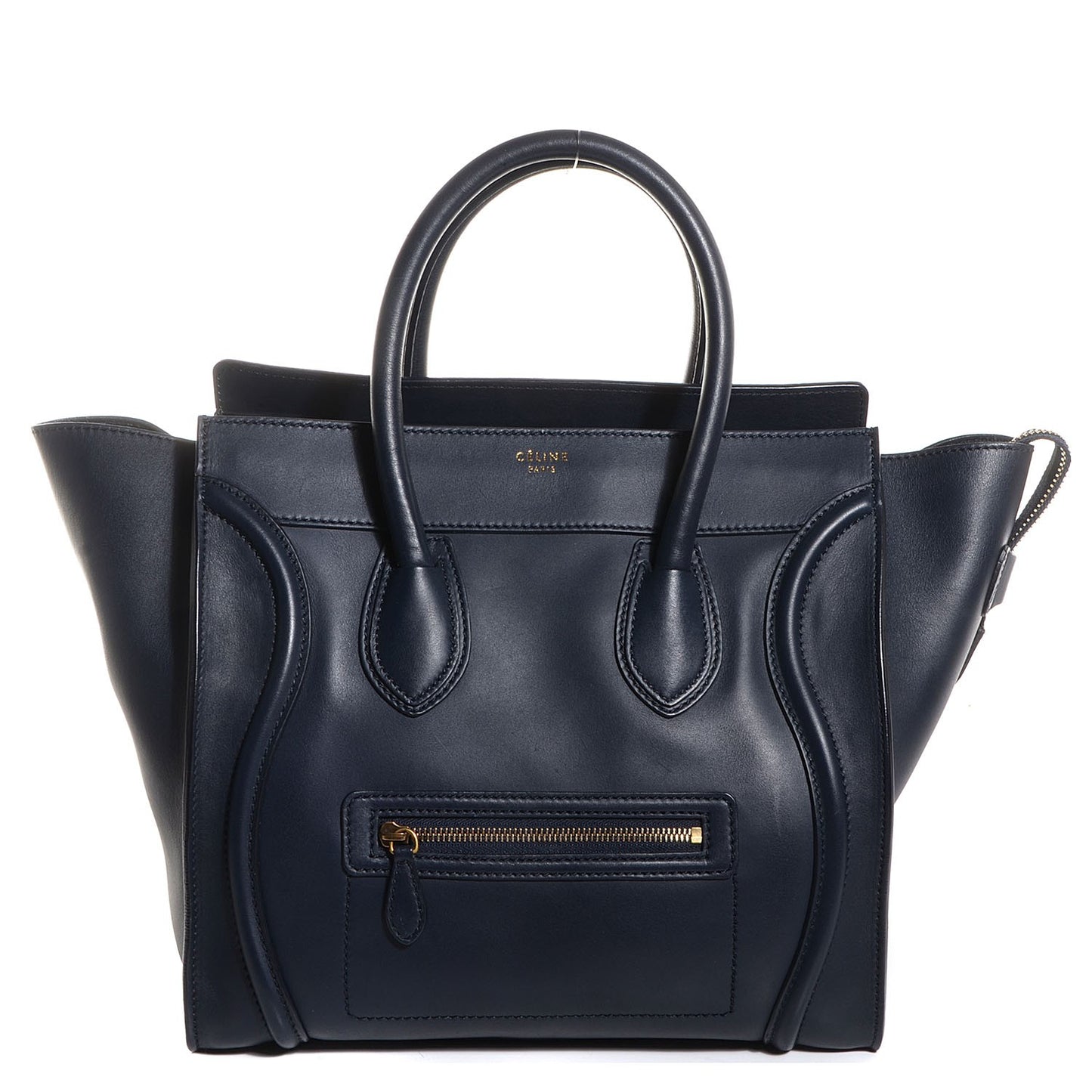 Smooth Calfskin Mini Luggage Navy