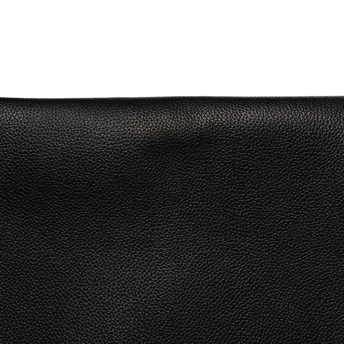 Grained Calfskin Large Jennifer Crossbody Bag Black