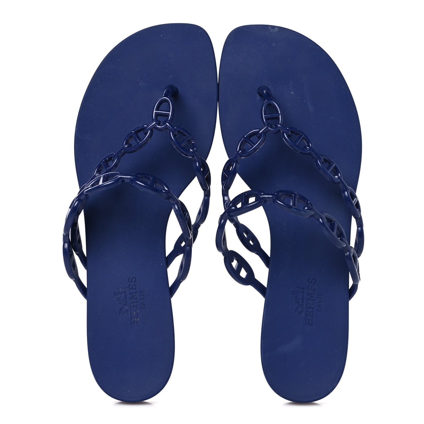 Rubber Chaine d'Ancre Island Sandals 37 Bleu Smalt