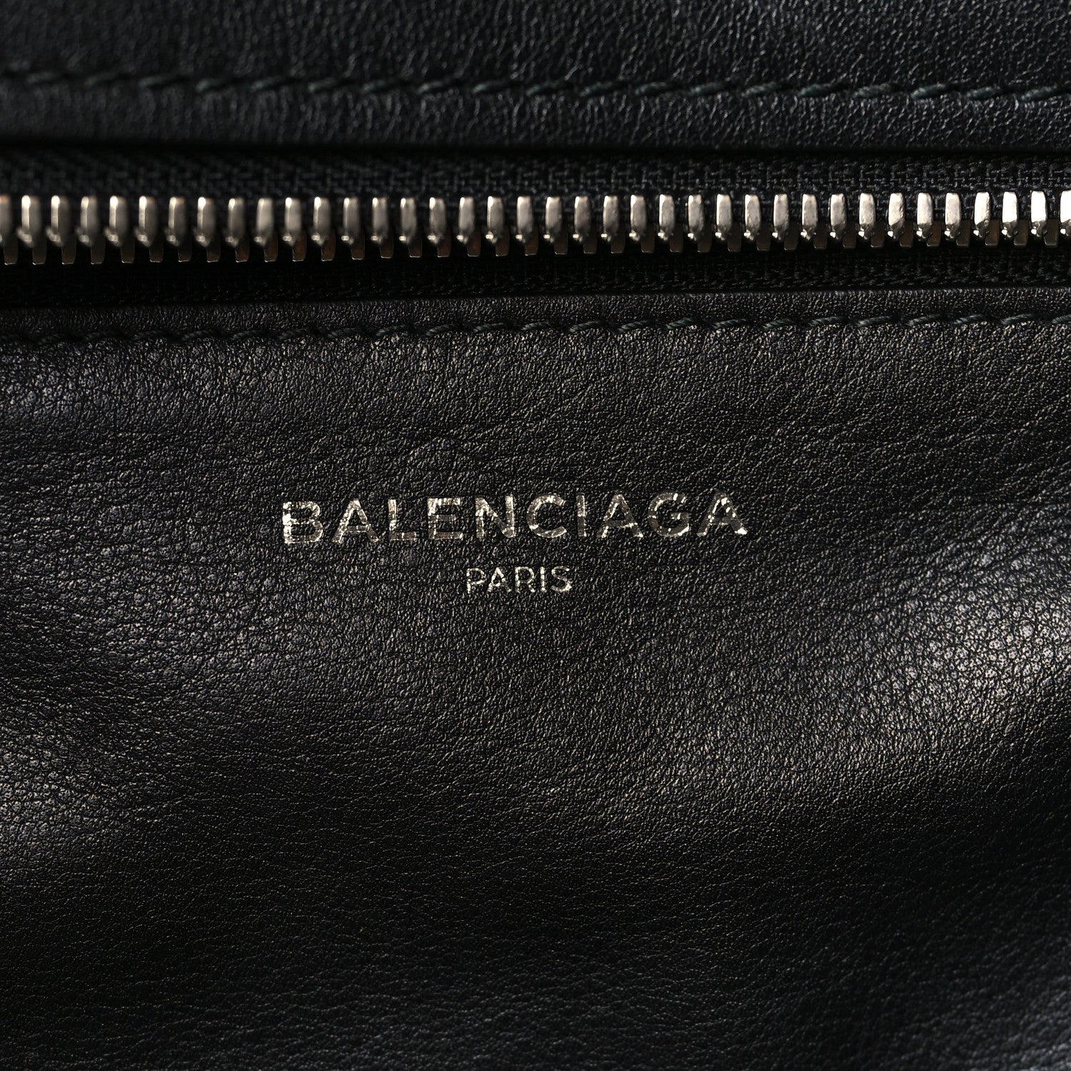 Balenciaga Calfskin Large Laundry Cabas Tote Black 6 of 9