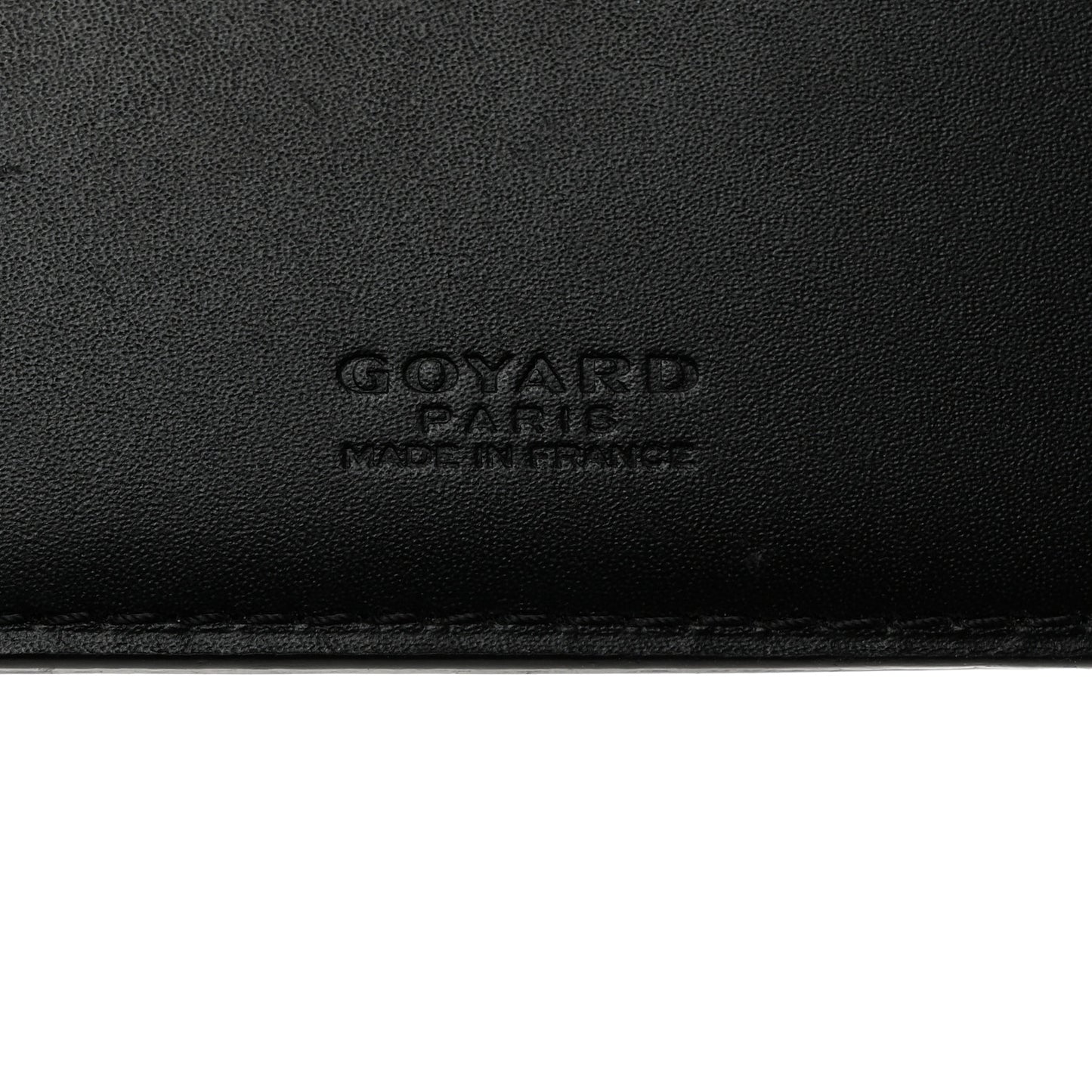Goyardine Victoire Bi-Fold Wallet Black