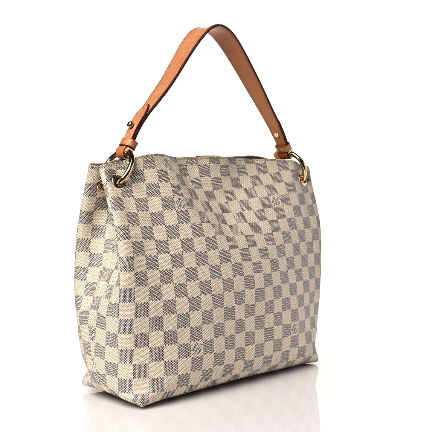 Damier Azur Graceful PM Rose Ballerine
