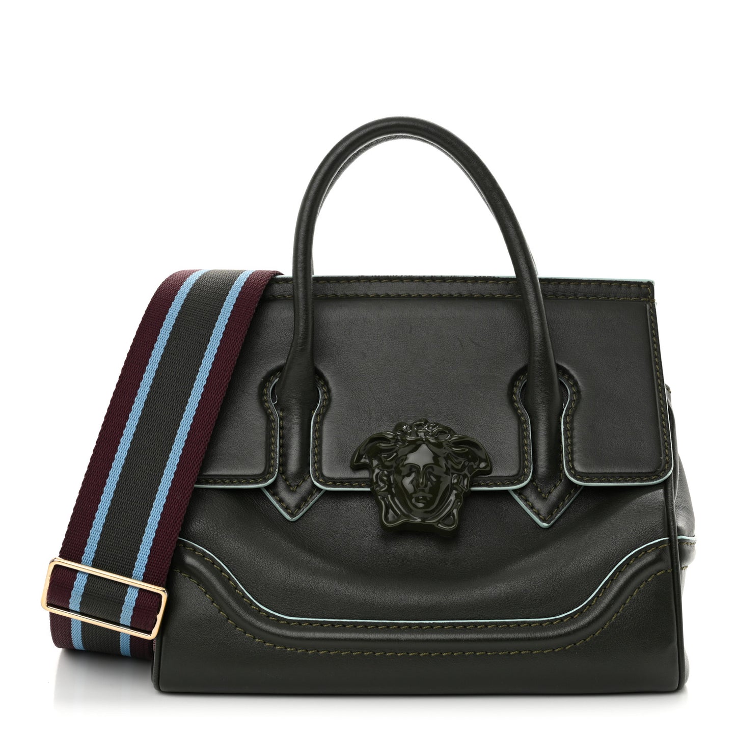 Calfskin Medium Palazzo Empire Bag Army