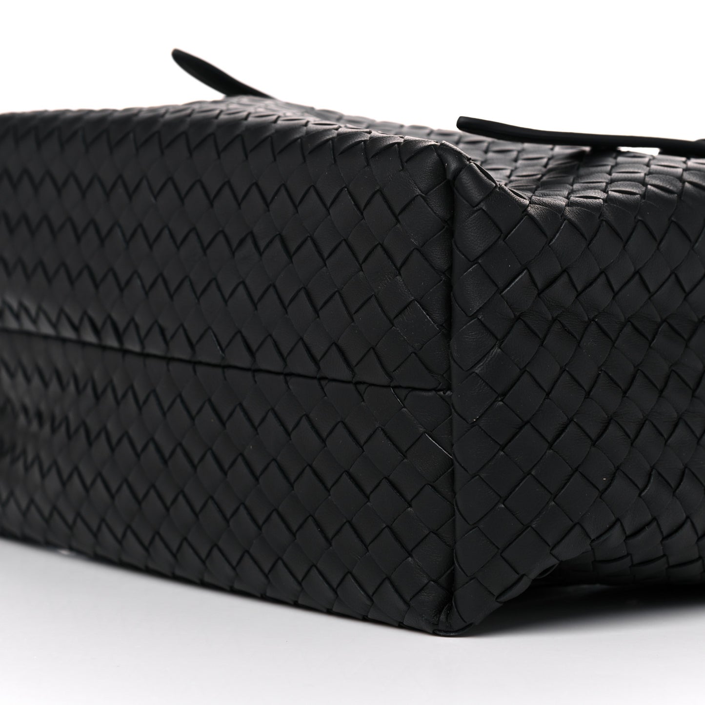 Nappa Intrecciato Mini Cesta Tote Black