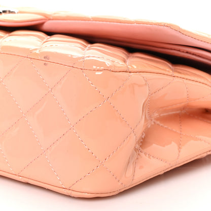 Chanel Patent Quilted Medium Double Flap Light Pink 10 of 12