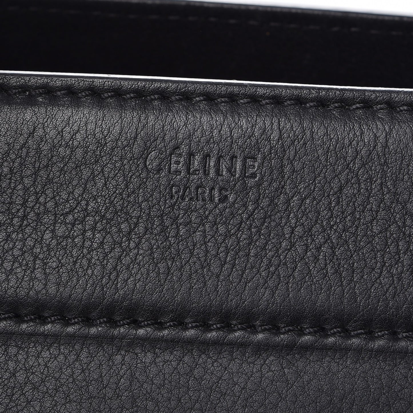 Supple Calfskin Medium Phantom Luggage Black