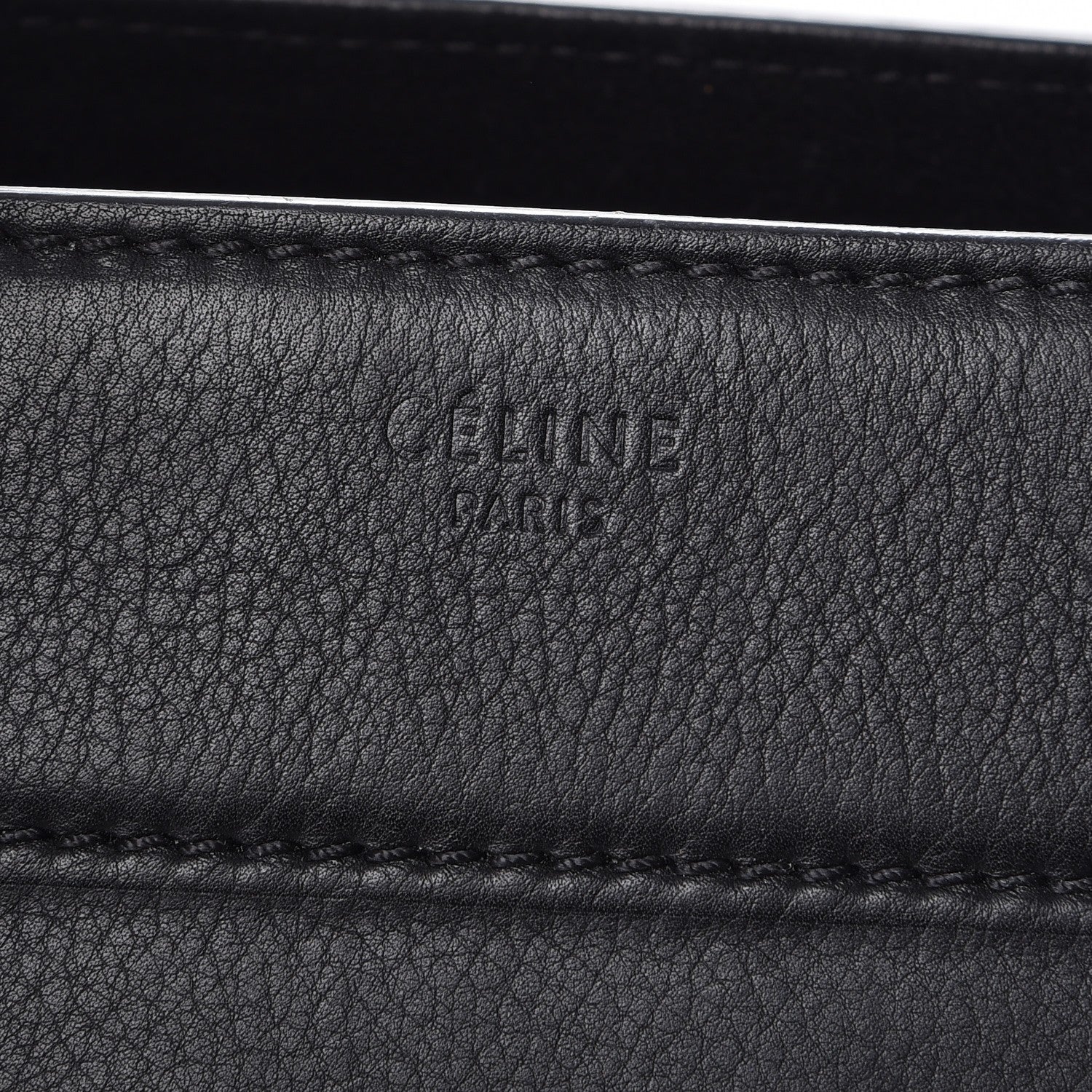 Celine Supple Calfskin Medium Phantom Luggage Black 6 of 13