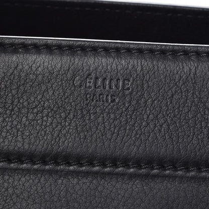 Celine Supple Calfskin Medium Phantom Luggage Black 6 of 13