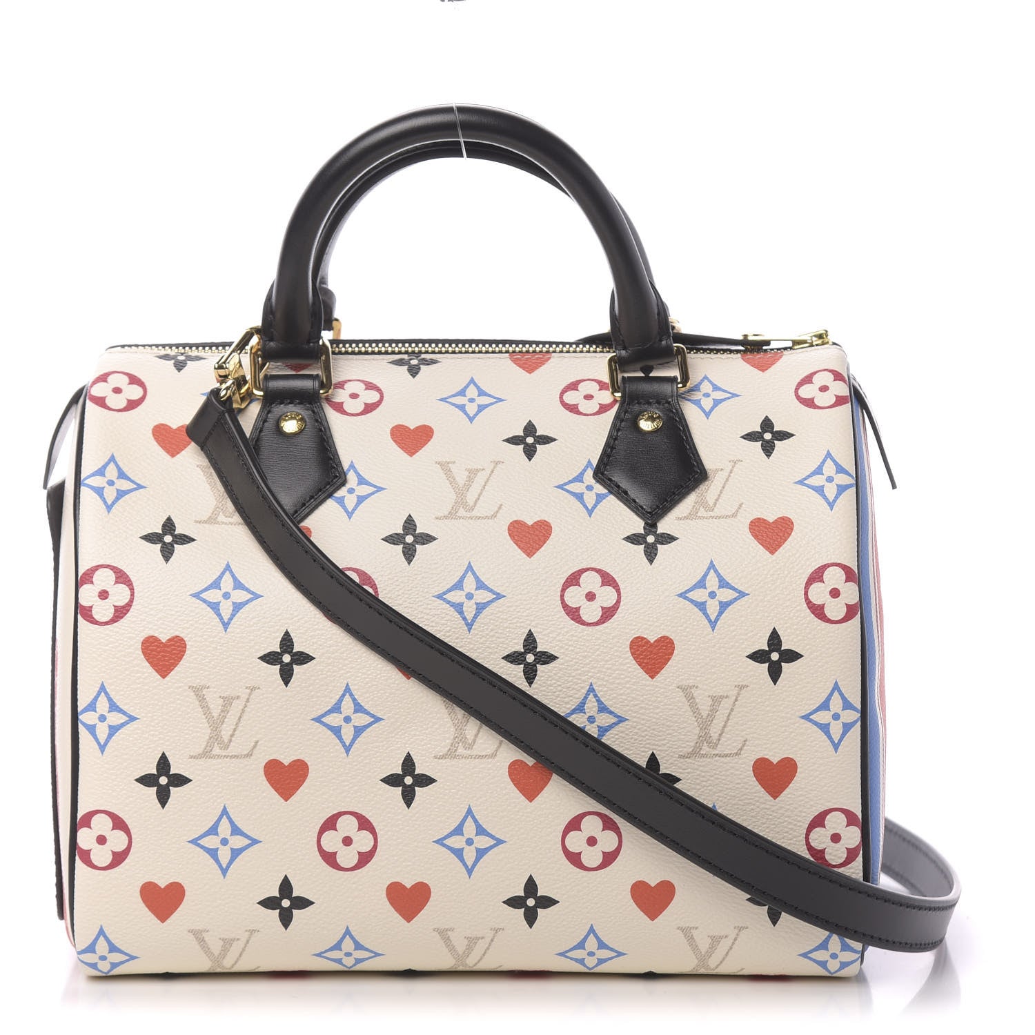Louis Vuitton Game On Speedy Bandouliere 25 White 1 of 9