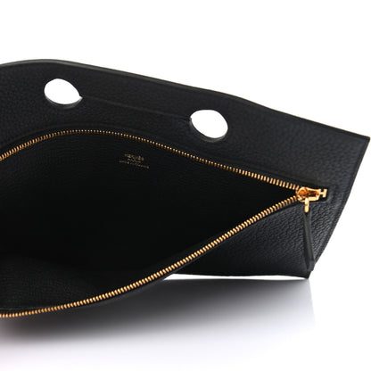 Hermes Togo Backpocket Pouch 25 Black 5 of 7