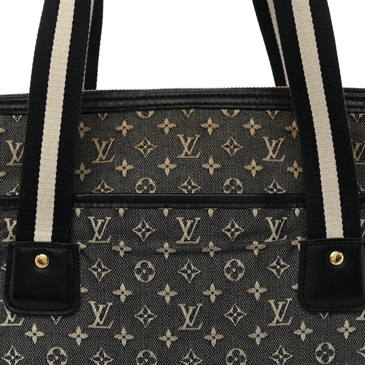 Mini Monogram Mary Kate Cabas Black