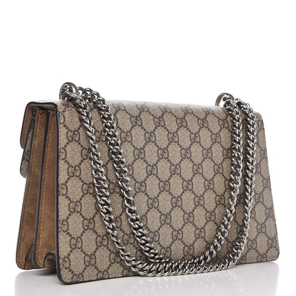 Gucci GG Supreme Monogram Small Dionysus Shoulder Bag Taupe 4 of 9