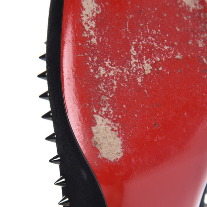 Christian Louboutin Suede Studded Anjalina 85 Pumps 37 Black 10 of 16