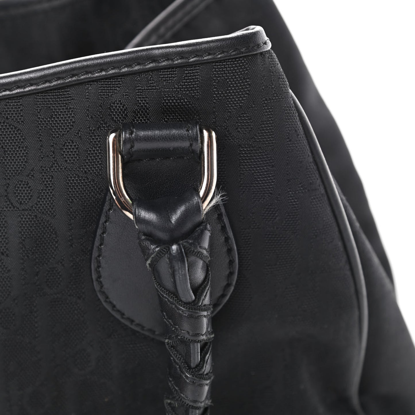 Nylon Monogram Small Lovely Tote Black