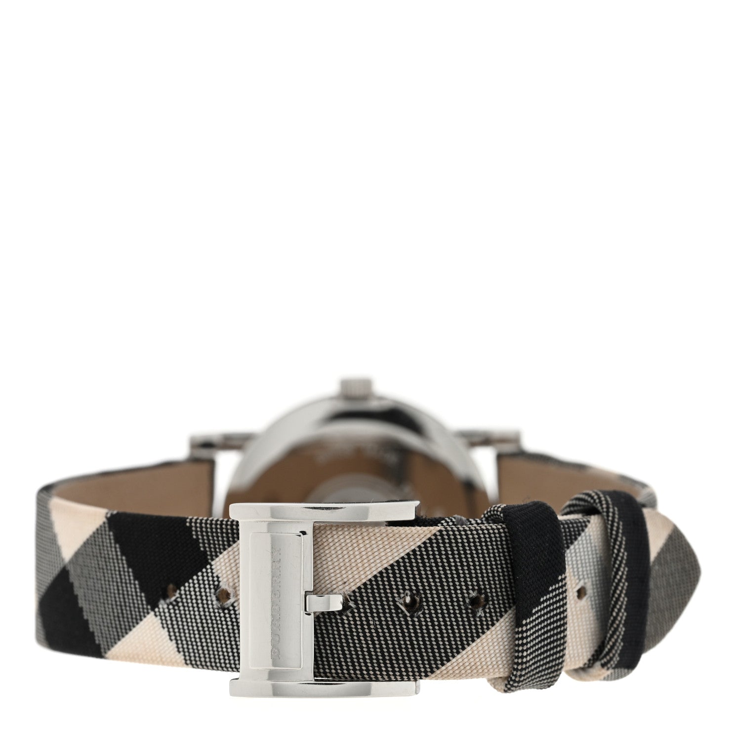 Burberry Stainless Steel Calfskin 28mm Heritage Nova Check Quartz Watch BU1386 3 of 4