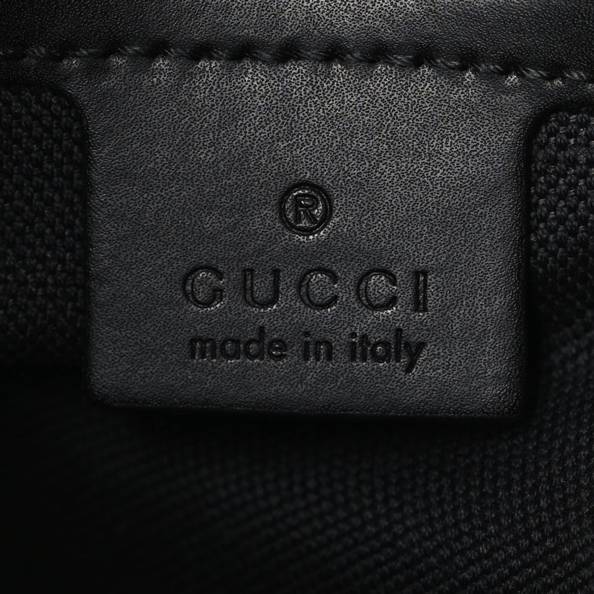 GG Supreme Monogram Appia Calfskin Web Flat Messenger Bag Black Grey