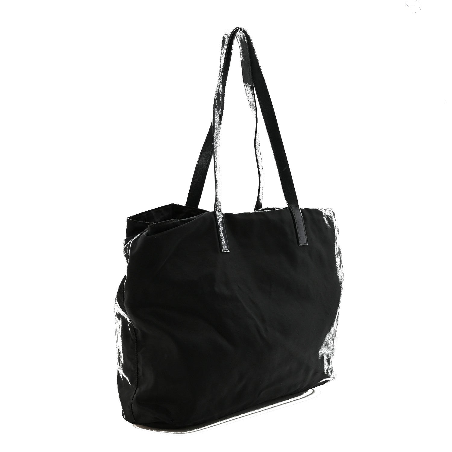Prada Tessuto Nylon Shopping Tote Black 3 of 9