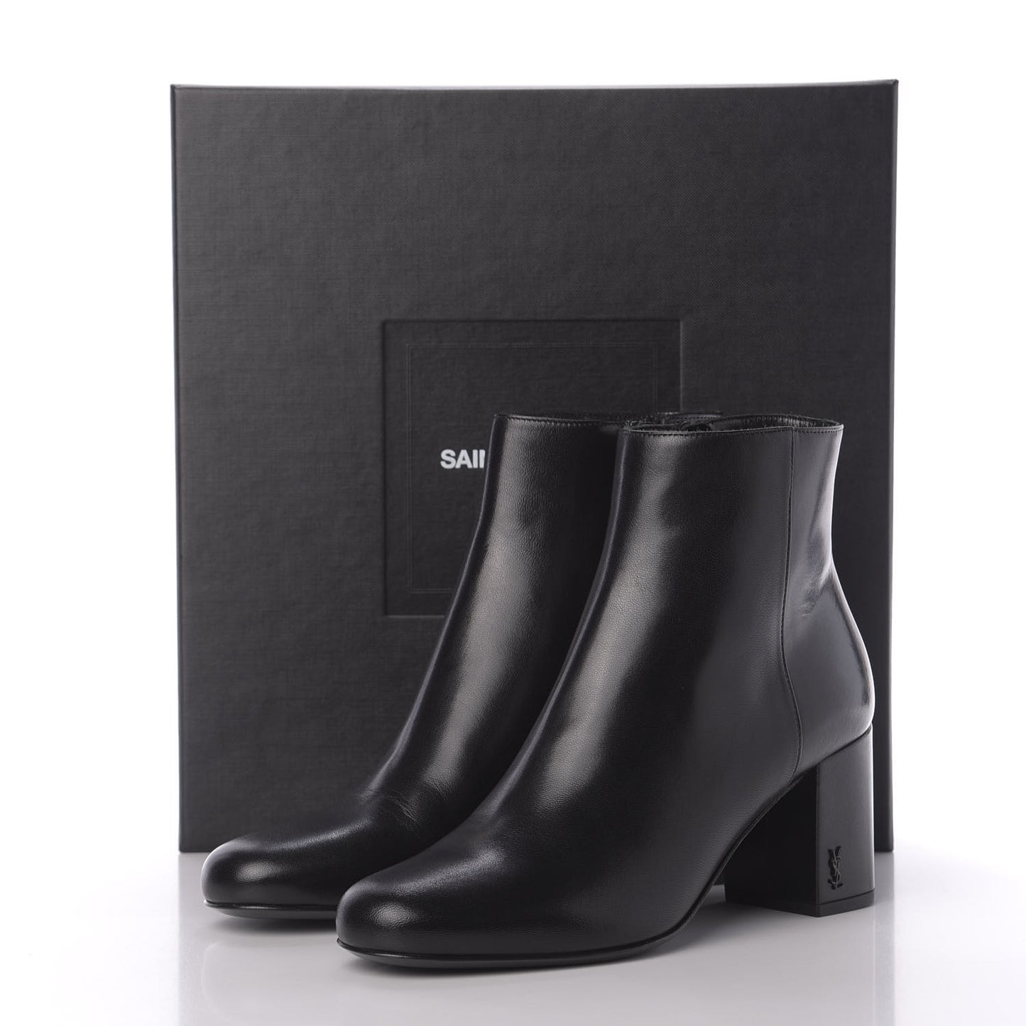 Nappa Loulou Ankle Zip Boot 37 Black