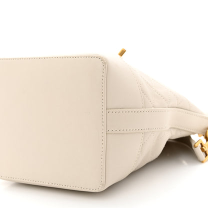 Saint Laurent Lambskin Quilted Small Emmanuelle Bucket Bag Antique Vintage 10 of 10