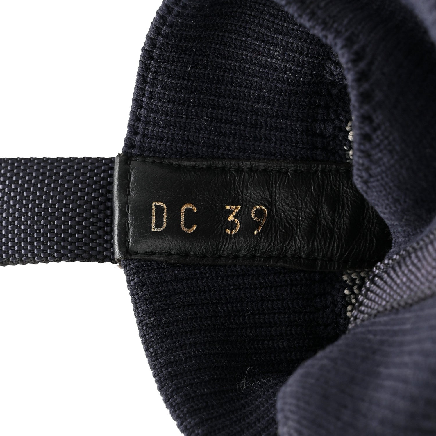 Christian Dior Technical Knit Calfskin Oblique Womens Walk'n Dior High Top Sneakers 39 Deep Blue 8 of 9