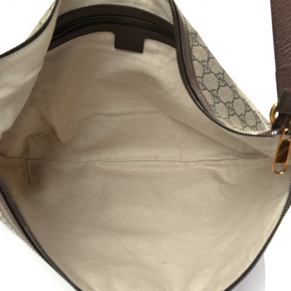 Gucci GG Supreme Monogram Web Ophidia Half Moon Hobo Brown 4 of 4