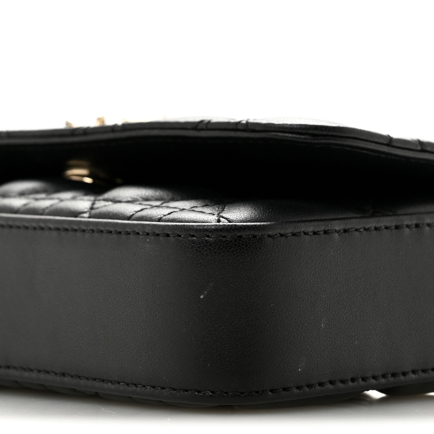 Christian Dior Lambskin Cannage Dior Talk Phone Pouch  Black 10 of 10