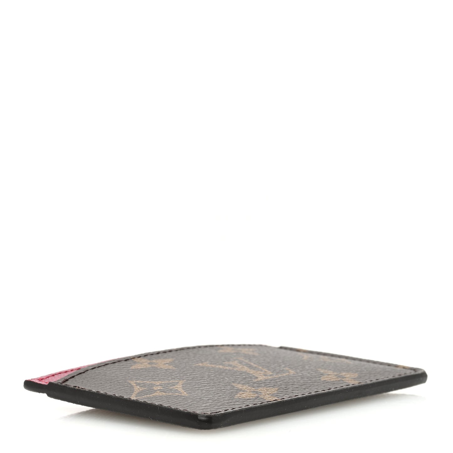 Monogram Card Holder Fuchsia