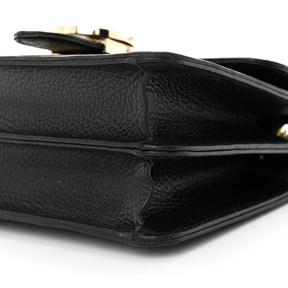 Gucci Dollar Calfskin Small Interlocking G Shoulder Bag Black 10 of 13