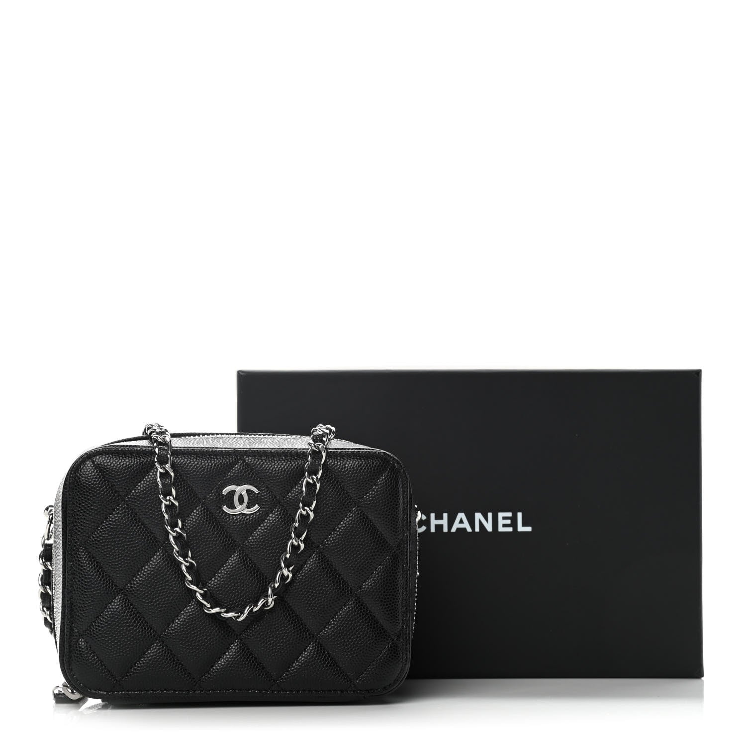 Chanel Caviar Quilted Camera Bag Black 10 of 10