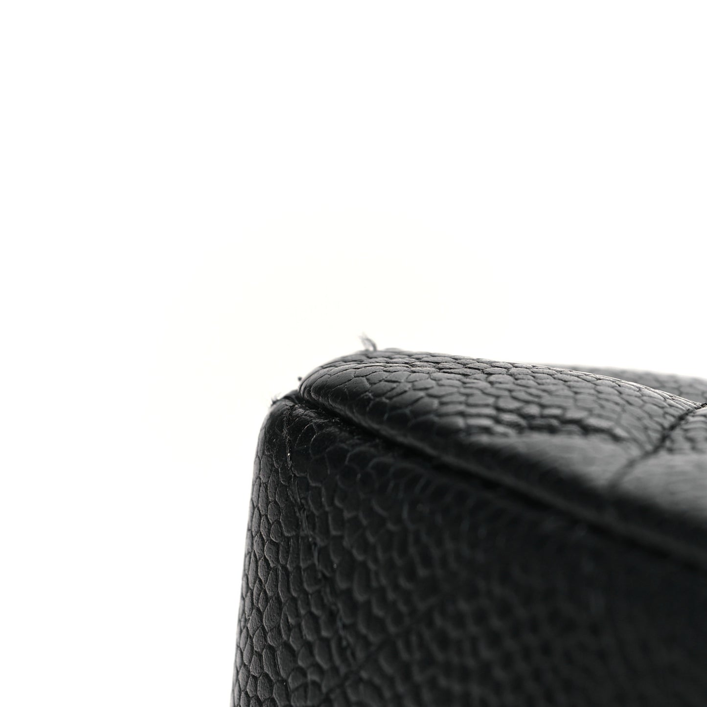 Caviar Quilted Small Double Flap Black