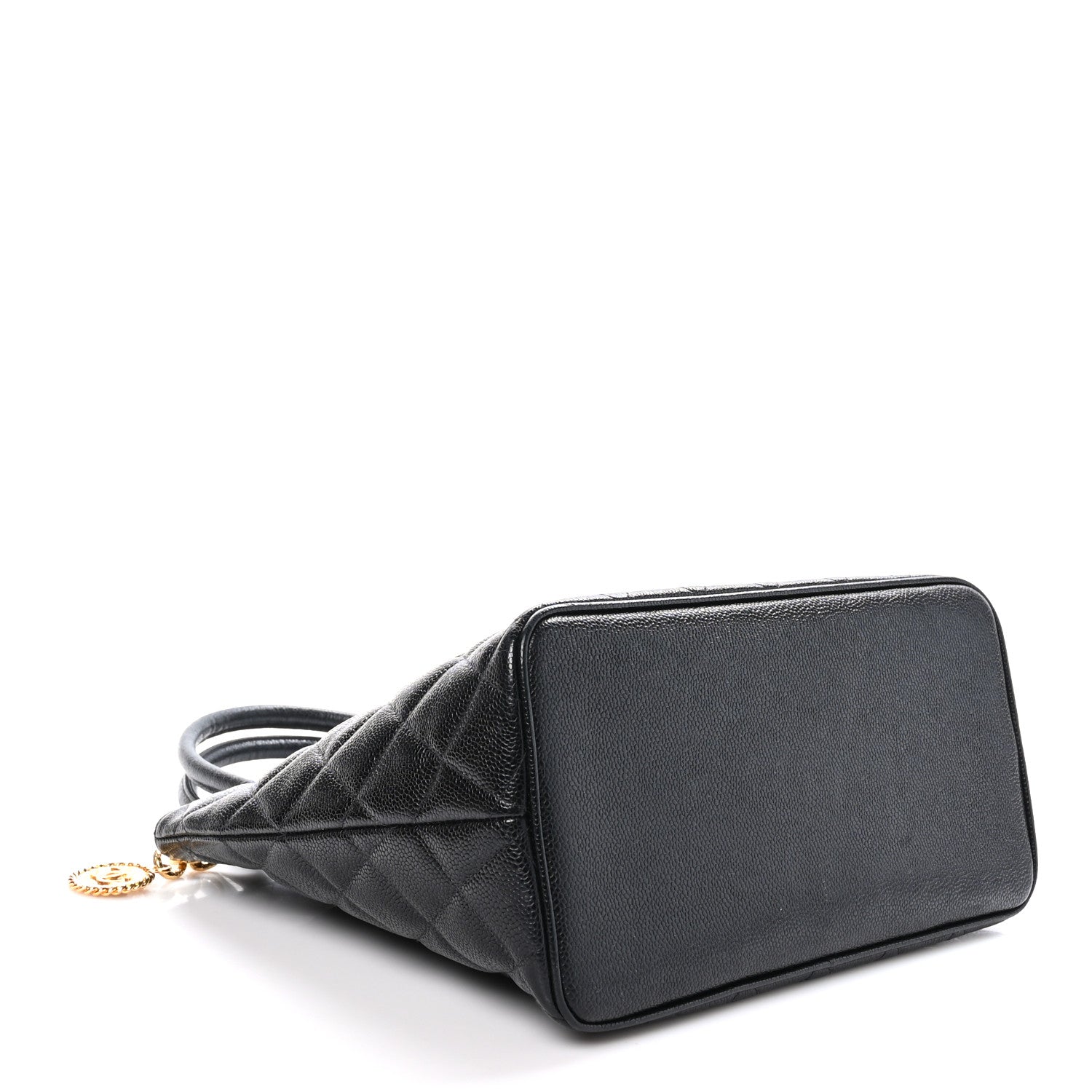Chanel Caviar Quilted Medallion Tote Black 4 of 10