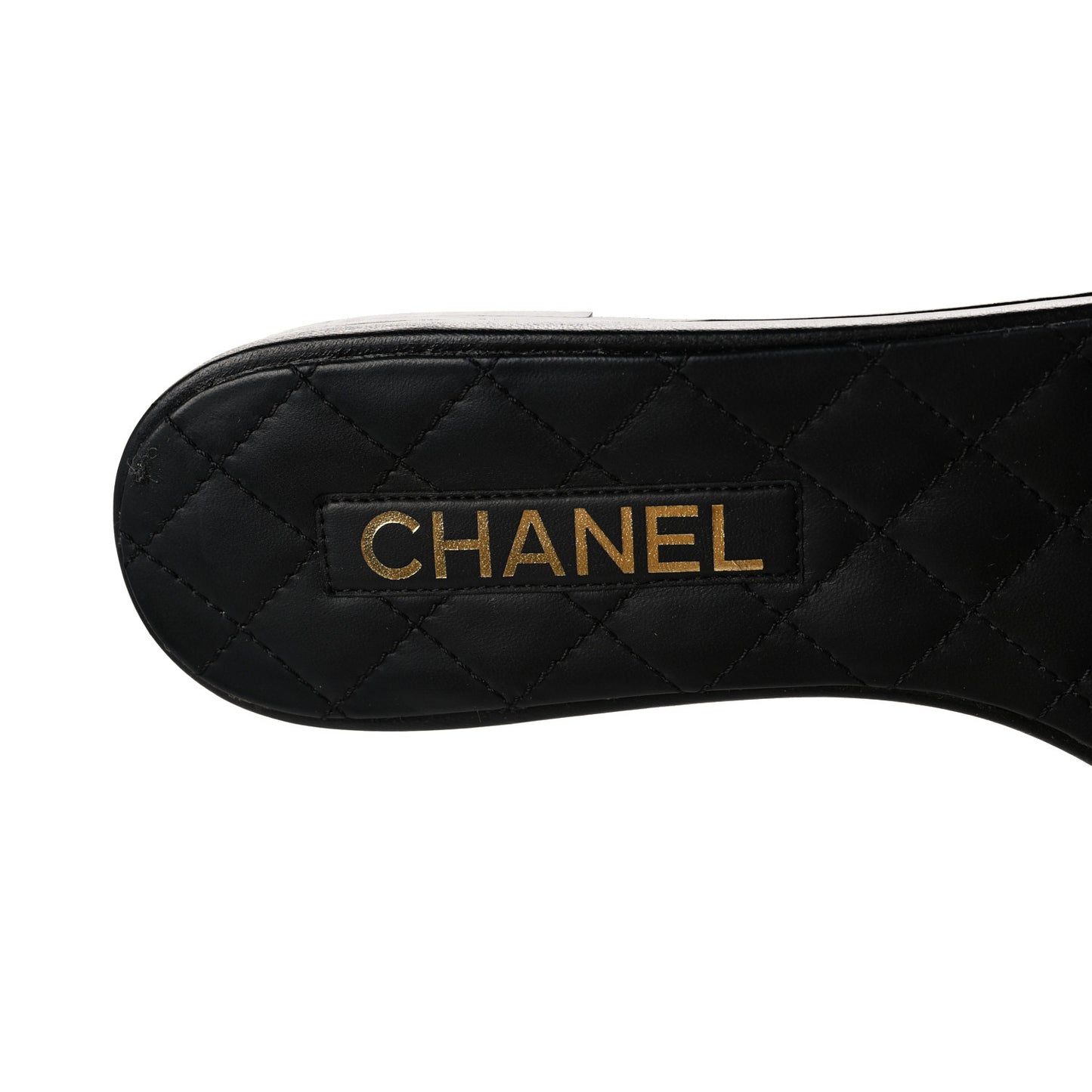 Lambskin Quilted CC Turnlock Sandals 40 Black