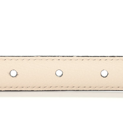 Fendi Vitello Grace 20mm FF Diamonds Belt 70 28 Cuoio Camellia 5 of 6