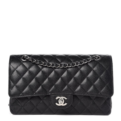 Chanel Caviar Quilted Medium Double Flap Black 1 of 9