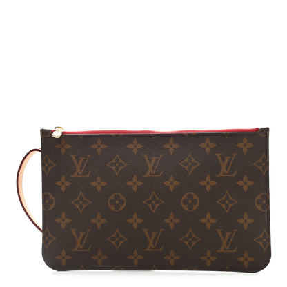 Louis Vuitton Monogram Neverfull MM GM Pochette Cherry 1 of 7
