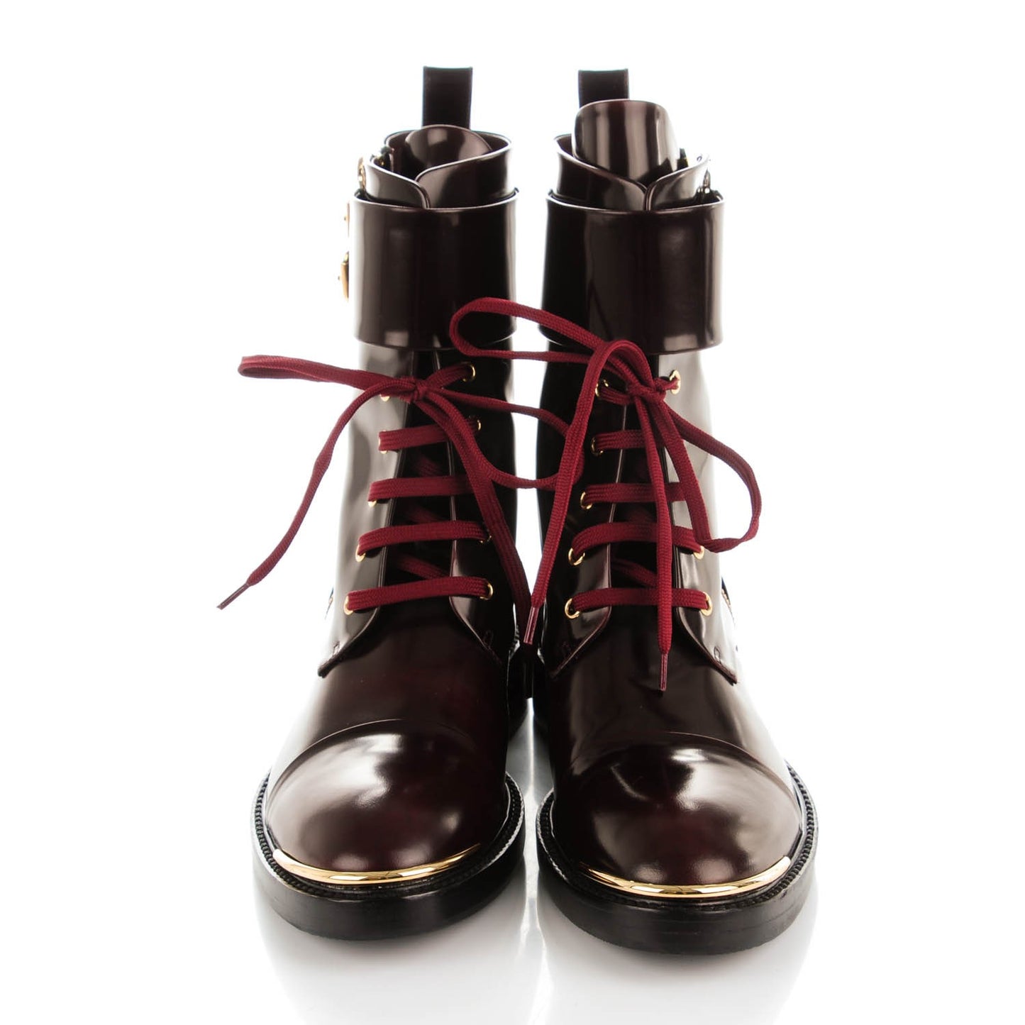 Calfskin Diplomacy Ranger Combat Boots 39 Red