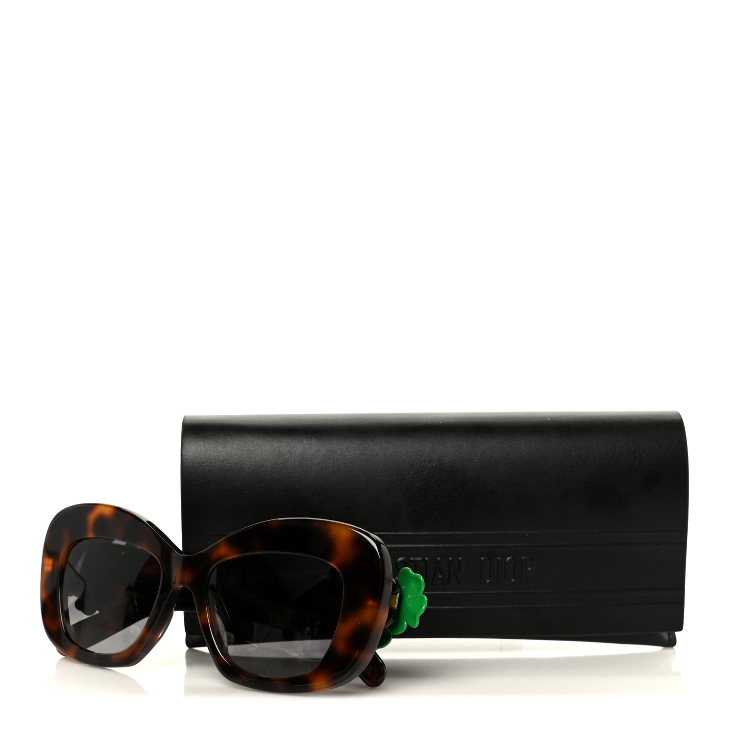 Christian Dior Clover S3I Square Sunglasses Tortoise 7 of 7