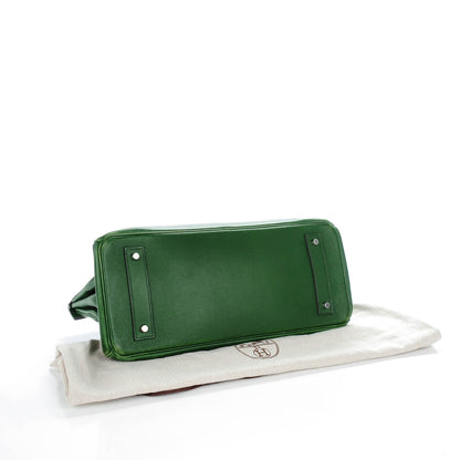 Hermes Evergrain JPG Shoulder Birkin II 42 Vert Laurier 4 of 27