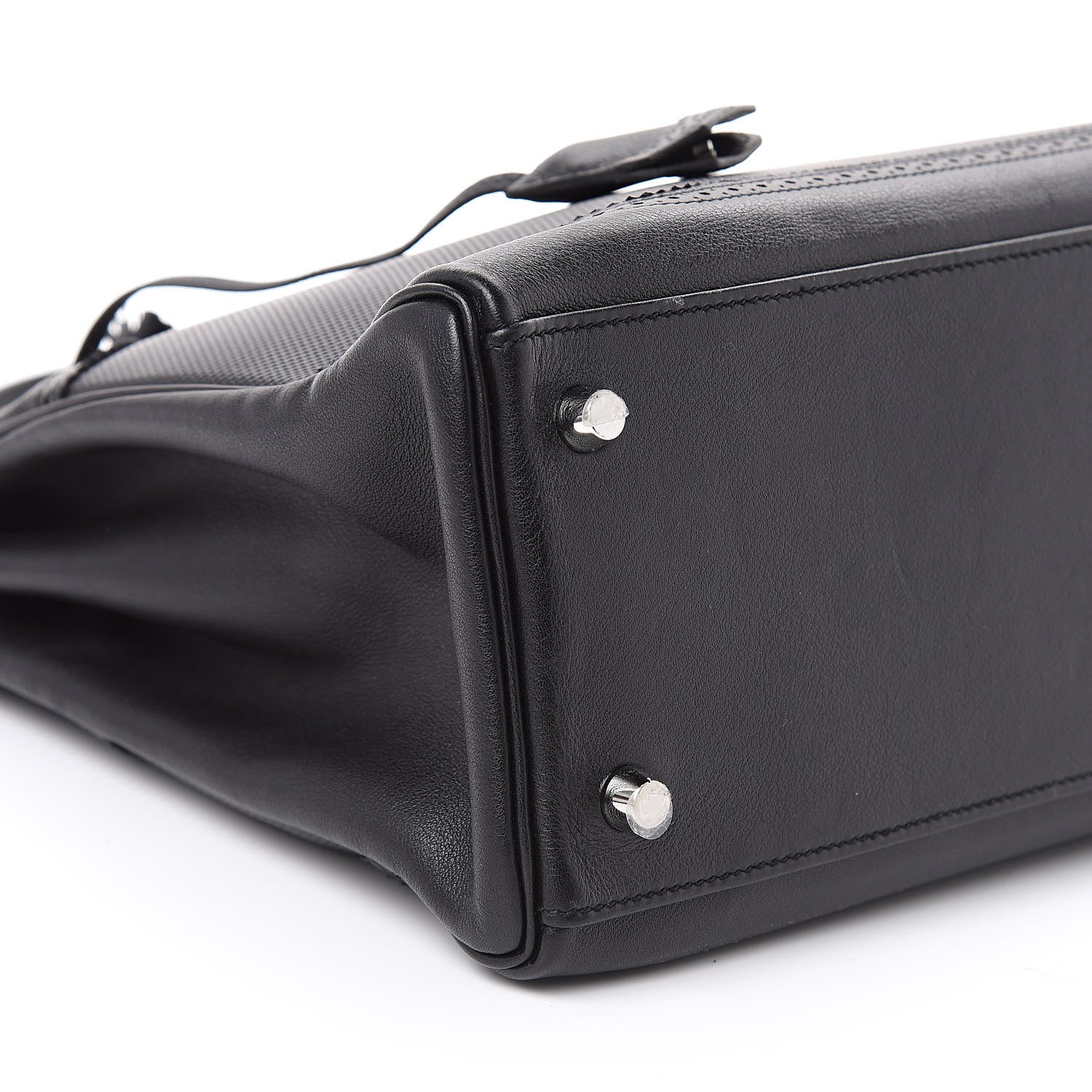 Hermes Swift Grain d'H Ghillies Kelly 32 Black 32 of 36